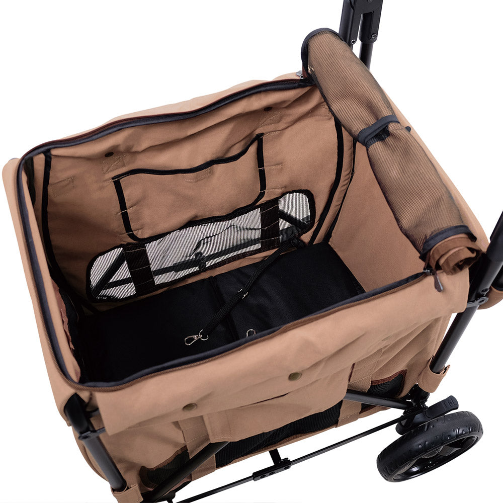 IBIYAYA Rice Pet Stroller-Rose Red