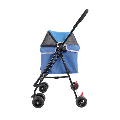 IBIYAYA Small Pet Stroller-Nostalgic Blue