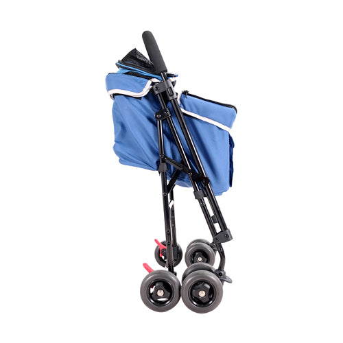 IBIYAYA Small Pet Stroller-Nostalgic Blue