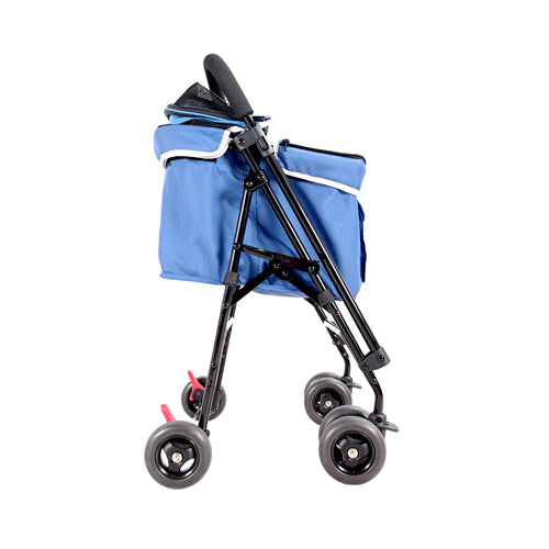 IBIYAYA Small Pet Stroller-Nostalgic Blue