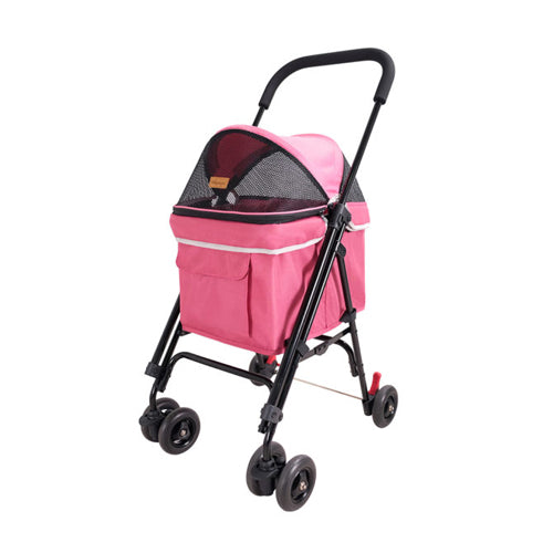 IBIYAYA Small Pet Stroller-Petal Pink