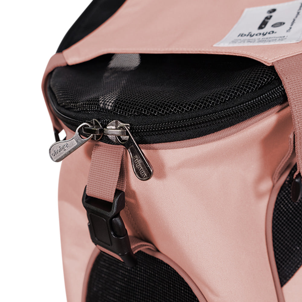 IBIYAYA Extreme Lightweight Pet Backpack 2.1 Evolution - Coral Pink