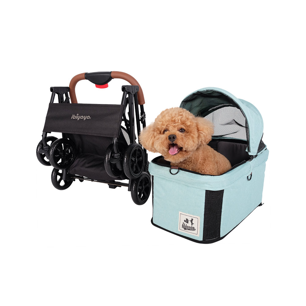 IBIYAYA Small Speed ​​Detachable Pet Stroller-Caolu