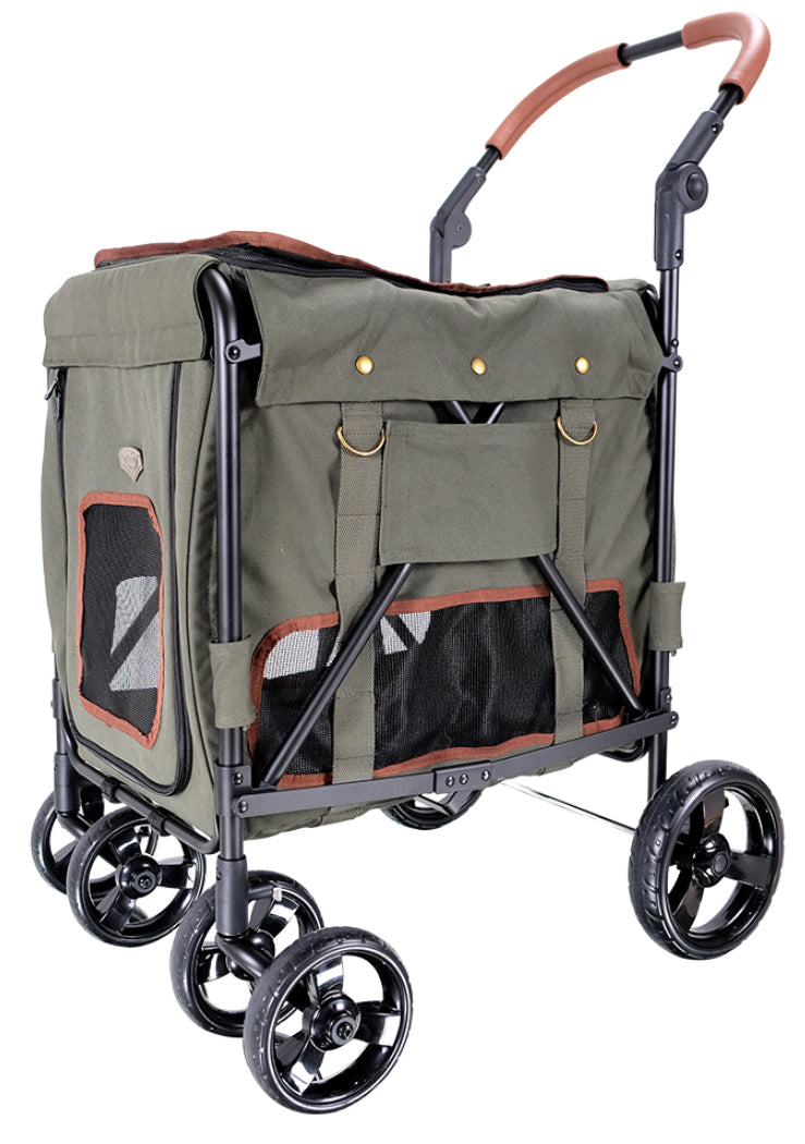 IBIYAYA Rice Pet Stroller-Military Green