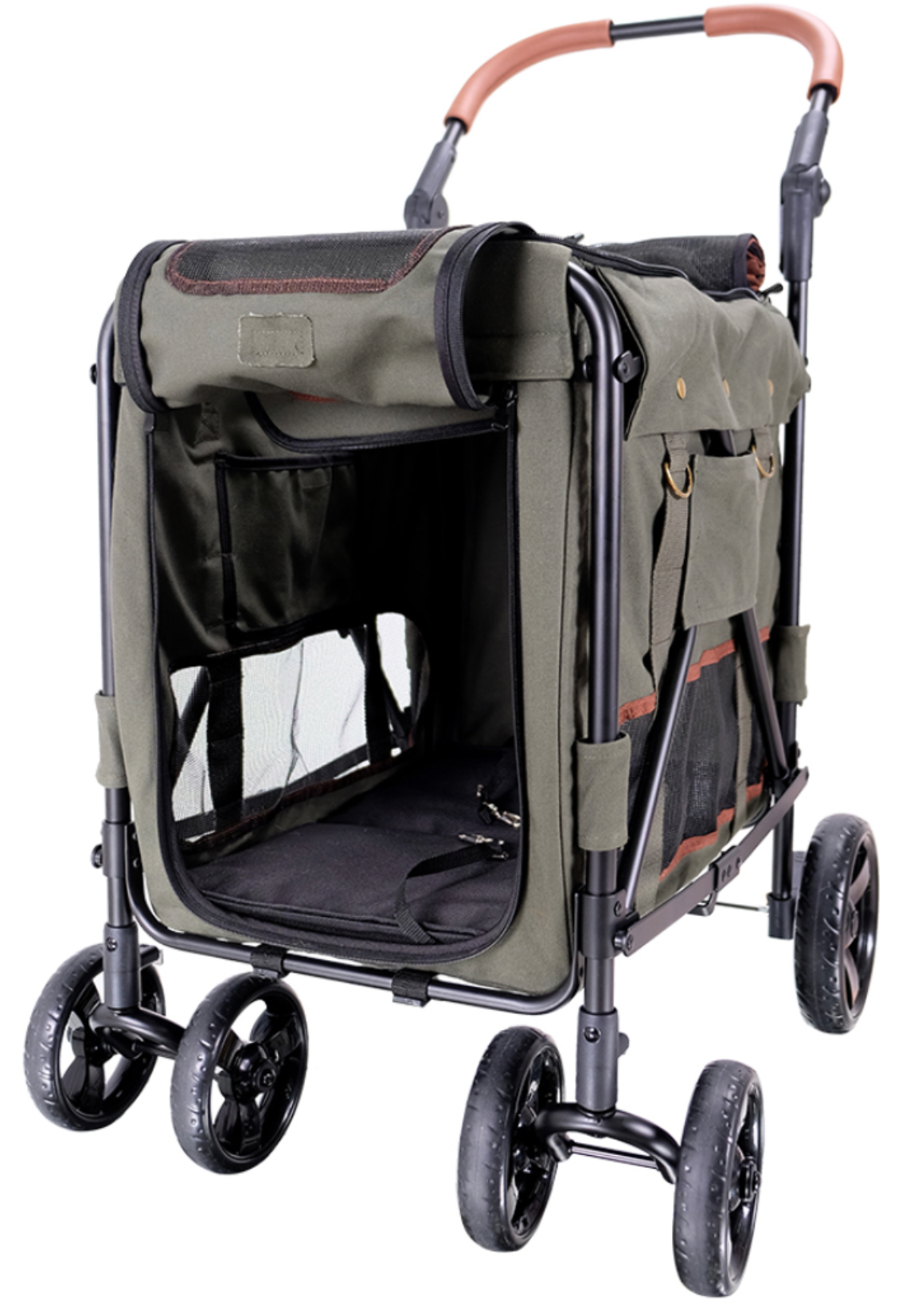 IBIYAYA Rice Pet Stroller-Military Green