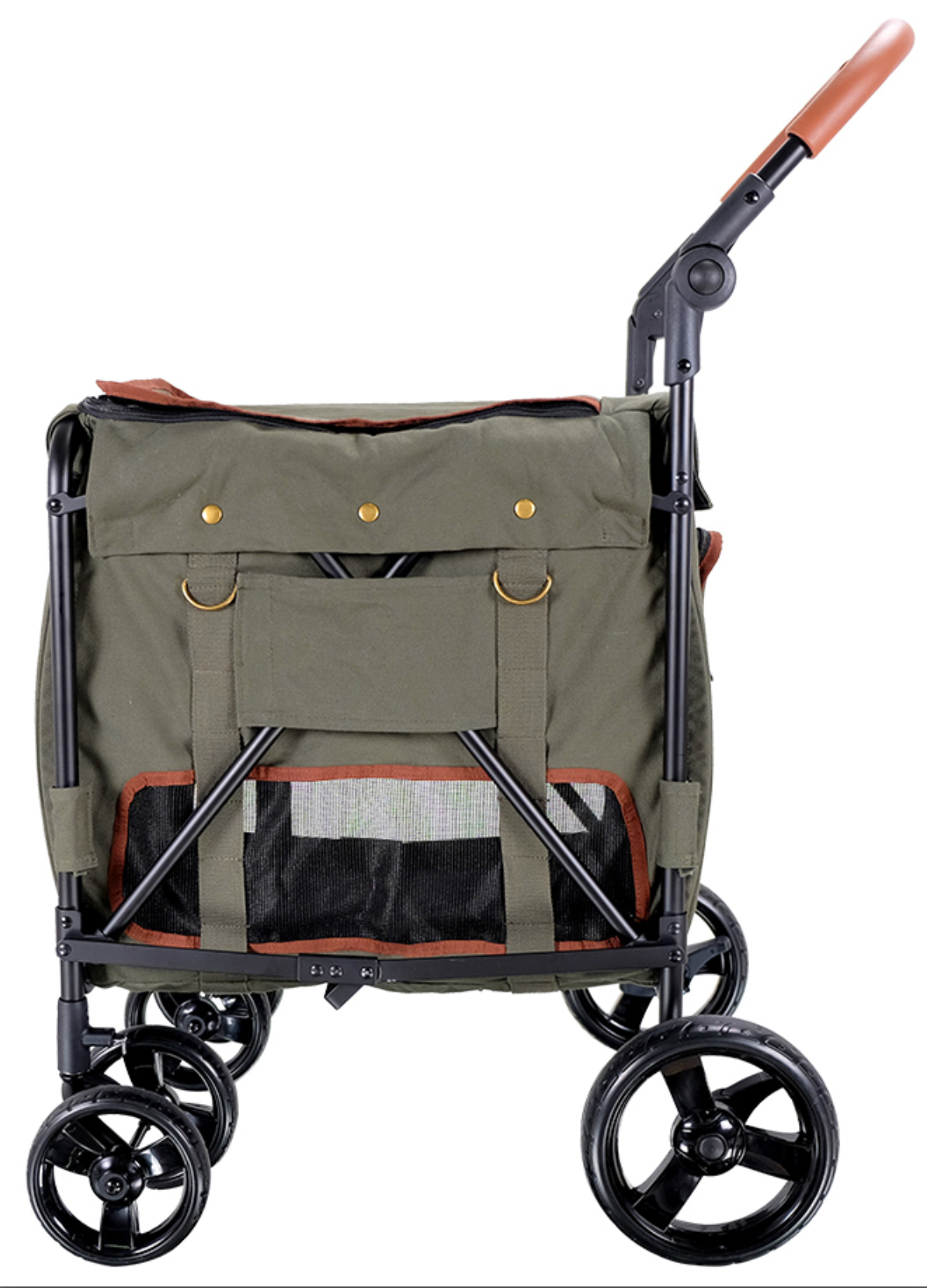 IBIYAYA Rice Pet Stroller-Military Green