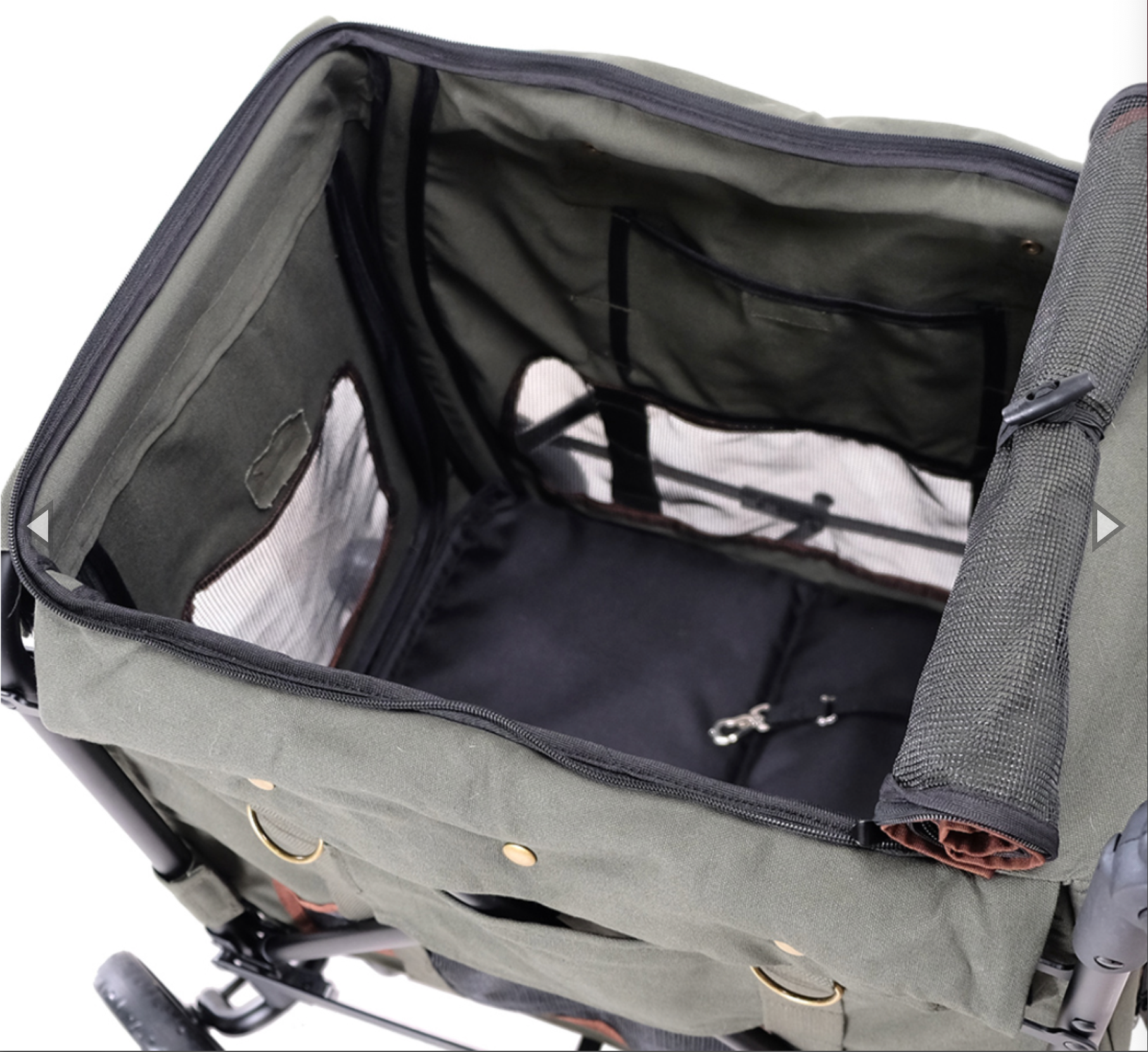 IBIYAYA Rice Pet Stroller-Military Green