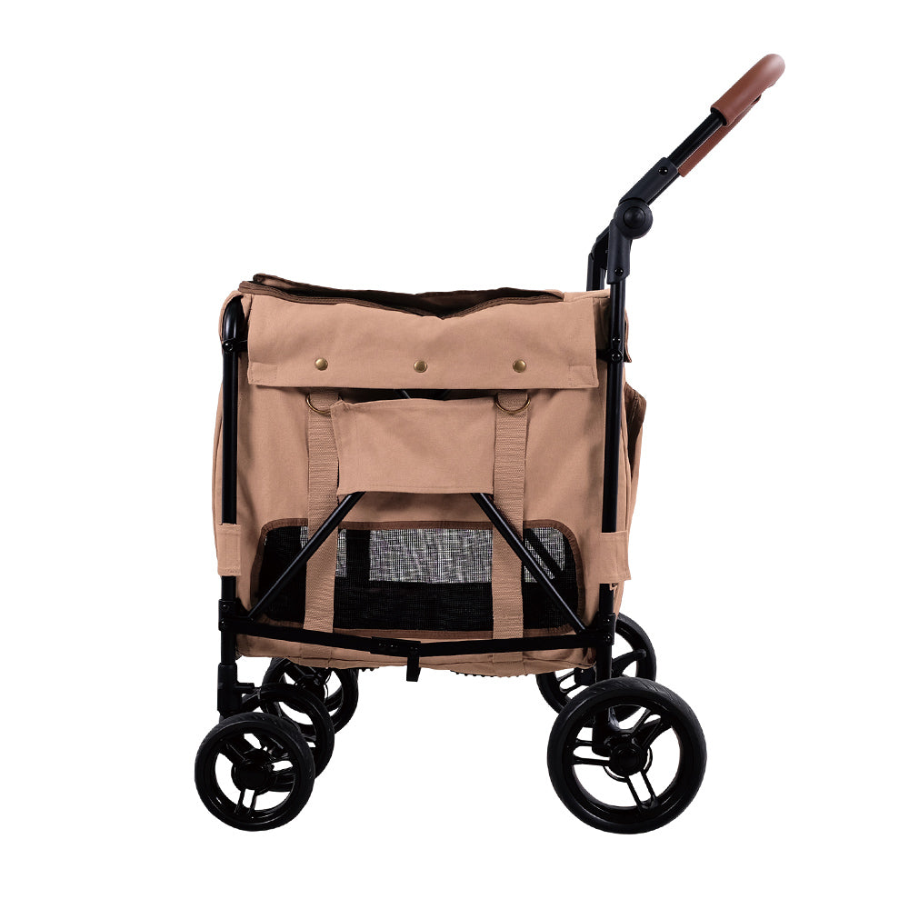 IBIYAYA Rice Pet Stroller-Rose Red