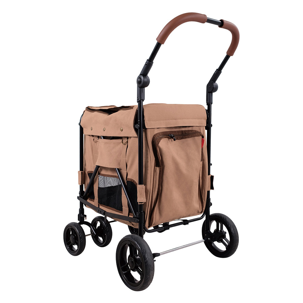 IBIYAYA Rice Pet Stroller-Rose Red